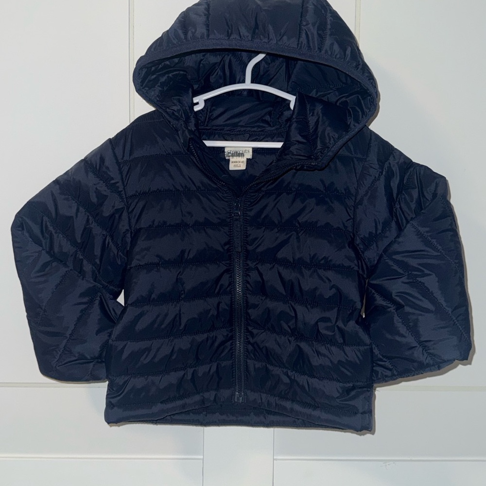 Crewcuts Navy Hooded Puffer Jacket